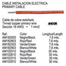 CABLE ELECTRICO S-1.0 7.5M