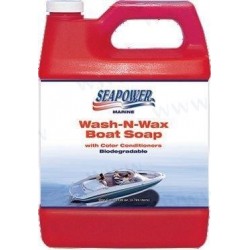 SEAPOWER WASH-N-WAX SOAP 5 LT.