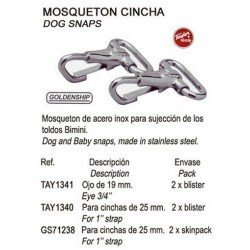 MOSQUETON PEQUEÑO CINCHAS...