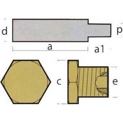 ANODO CATERPILLAR C/TAPON