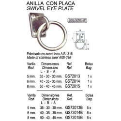 ANILLA CON PLACA 50X40