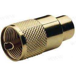 CONECTOR PL259 GOLD PARA RG213