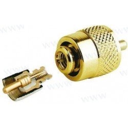 CONECTOR PL259 MACHO GOLD...