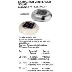 AIREADOR SOLAR 4" BLANCO