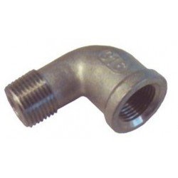 CODO 90Âº M-H INOX 1"