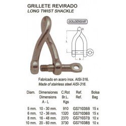 GRILLETE REVIRADO 0 10 MM...