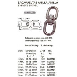 SACAVUELTAS ANILLA-ANILLA 8MM.