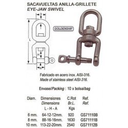 SACAVUELTAS ANILLA-GRILLETE...