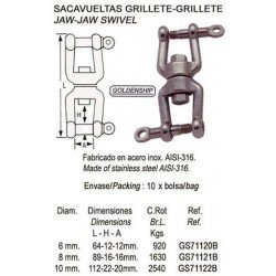 SACAVUELTAS DOBLE GRILLETE...