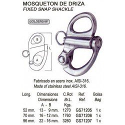 MOSQUETON DRIZA FIJO L96