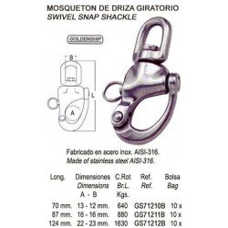 MOSQUETON DRIZA GIRATORIO...