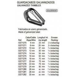 GUARDACABOS GALV. 8 MM....