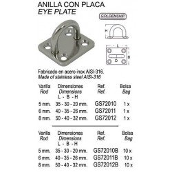 ANILLA CON PLACA 0 6