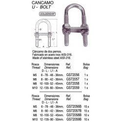 CANCAMO INOX M10 (PACK 10)