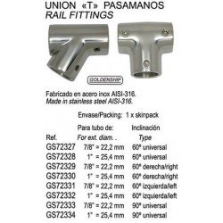 CONEXION "T" INOX. UNIV....