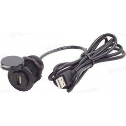 CARGADOR USB 12V c/EXT. CABLE