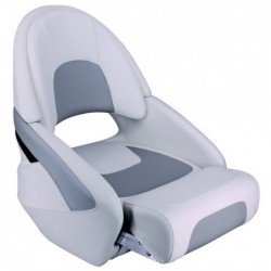 ASIENTO PIEL BLANCO/GRIS