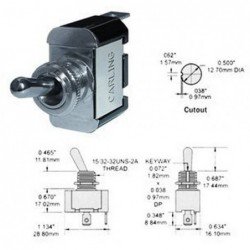 INTERRUPTOR PANEL SPDT -...