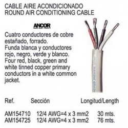 CABLE AIRE COND. 4X3 76 M.